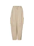Брюки карго Alaia, бежевый - фото