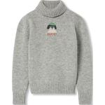 Детский свитер GUCCI, серый - фото
