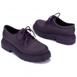 Лоферы женские розовые Melissa, ярко-розовые с коричневой подошвой - фото 9