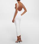 Платье миди Ottilie из смесового хлопка Khaite, Glaze - фото 3