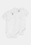 Боди NAISS 2 PACK UNISEX Petit Bateau, цвет white - фото
