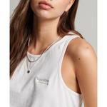 Футболка без рукавов Superdry Vintage Logo, белый - фото 4