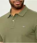 Полюс slim fit Gant, зеленый - фото 4