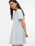 Мини платье VERO MODA VMFLEUR, Light blue - фото 6