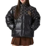 MLB Пуховик унисекс черный, Black - фото 2