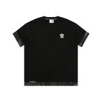 Футболка A Bathing APE с логотипом Moonface Aape, черный - фото