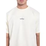 Футболка с принтом логотипа STONE ISLAND, белый - фото 5