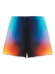 Градиентные шелковые шорты Casablanca, синий - фото