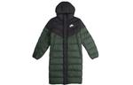 Пуховик Nike Sportswear Windrunner  Down Fill Long, темно-зеленый - фото