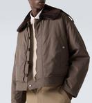 Хлопковый габардиновый блузон Auralee, Deep Olive - фото 5