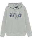 Versace Jeans Couture худи с логотипом, серый - фото