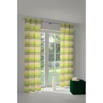 Штора Menorca с люверсами, 1 шт. Wirth, зеленый - фото