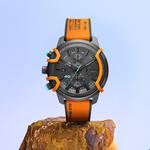 DIESEL Часы Owl Series Wrist Watch Quartz Movement Nylon Strap Black Dial Unisex - фото 10