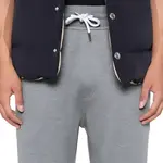 Брюки прямого кроя со шнурком Brunello Cucinelli, серый - фото 6