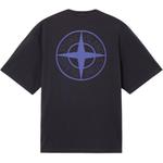 Футболка Combed Cotton с логотипом STONE ISLAND, синий - фото 2