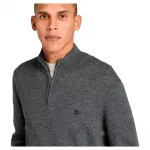 Свитер Timberland Cohas Brook half zip, серый - фото 5