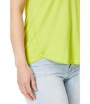 Футболка NIC+ZOE Short Sleeve Shirt Tail Crew Tee, Grasshopper - фото 3