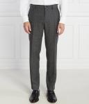 Брюки мужские Boss шерстяные прямые, черный - фото