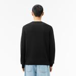 Свитшот с нашивкой-логотипом LACOSTE, черный - фото 4