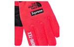 Supreme Полярные флисовые вязаные перчатки Unisex красные - фото 4