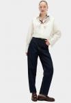 Блуза Marks & Spencer CROPPED BUBBLE HEM COLLARED, Soft White/Off-White - фото 2