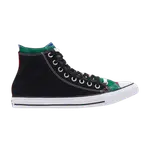 Кроссовки Converse Chuck Taylor All Star Double Upper High 'Black Multi', черный - фото