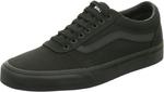 Vans мужские кроссовки Ward, Canvas Black/Black, 10 - фото