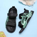 Детские сандалии RHOBESAM, черный/зеленый - фото 5