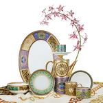 Versace Набор чашек и блюдец с мозаикой Barocco, мультиколор - фото 2