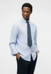 Slhslimclay рубашка рубашка Selected, Dusty Blue/White - фото 4
