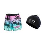 Li Ning ПОДКЛАДКА Мужские шорты для плавания, Черный - фото 15