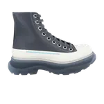 Ботинки Alexander McQueen Wmns Tread Slick Boot 'Navy White', синий - фото