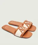 Тапочки Armani Exchange, коричневый - фото 3