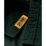 Рабочая куртка-рубашка из вельвета Superdry, зеленый - фото 3