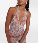 Комбинезон из ламе с зигзагом Missoni Mare, Multicolor Red Tones - фото 7