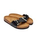 Тапочки мадрид Narrow fit Birkenstock, черный - фото 3