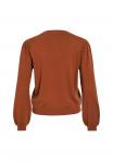 Джемпер VILA RUNDHALS, Argan Oil/Brown - фото 6