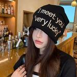 Унисекс шапка бини, Black+Ecru - фото 8