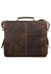 Портфель, натуральная кожа BAGAN, коричневый - фото 3