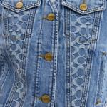 COACH Женский синий жилет, Blue - фото 5