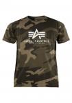 ALPHA INDUSTRIES Футболка 'Basic Logo', мультиколор - фото