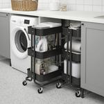 Тележка RASKOG IKEA, 35x45x77 см, черный - фото 4