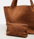 Сумка-шоппер из кожи Le Cabas Alaïa, Terre D'Ombre - фото 6