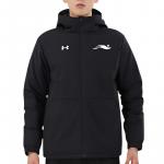 Термокуртка-пуховик с капюшоном, унисекс Under Armour, черный - фото 6