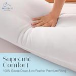 East Coast Bedding Подушка для тела Down No Feather Blend White - фото 3