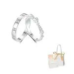 PARAS KORS Пара серебряных колец S925 Unisex - фото