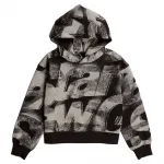 Худи G-Star Sprayed Letters Loose, черный - фото 3