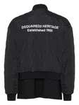 Стеганая куртка-бомбер DSQUARED2, черный - фото 5