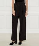 Брюки женские Dkny свободные в полоску, черный - фото