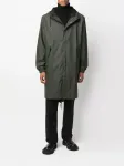 Плащ с капюшоном и кулиской Rains, зеленый - фото 2